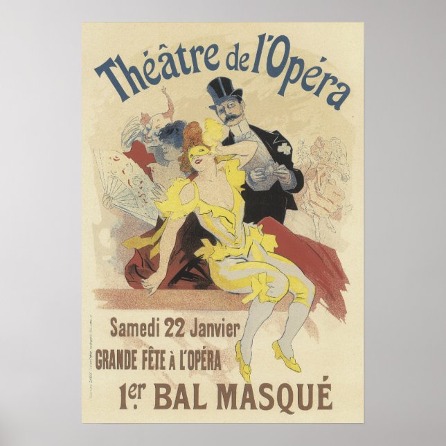 Posters franceses de época - l'Opera (Frente)