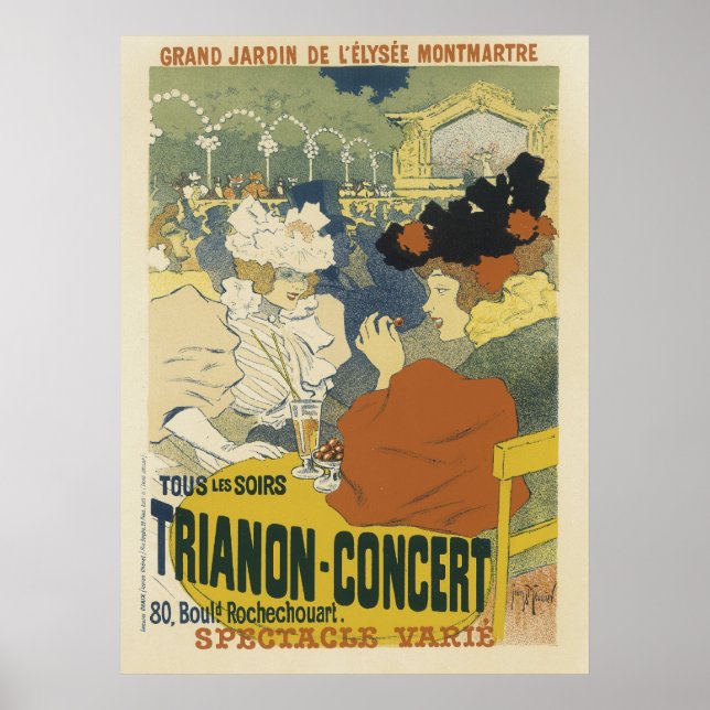 Posters franceses de época - Música en el parque (Frente)