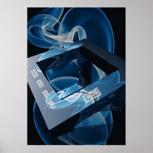 Posters frescos locos del extracto de la nube de