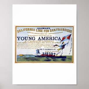 Posters Gold Rush Retro