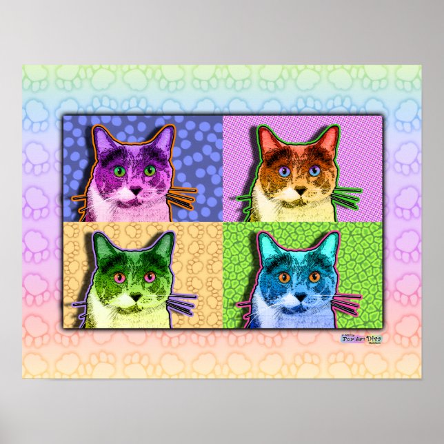 Posters, impresiones - Pop Art Tom Cat (Frente)