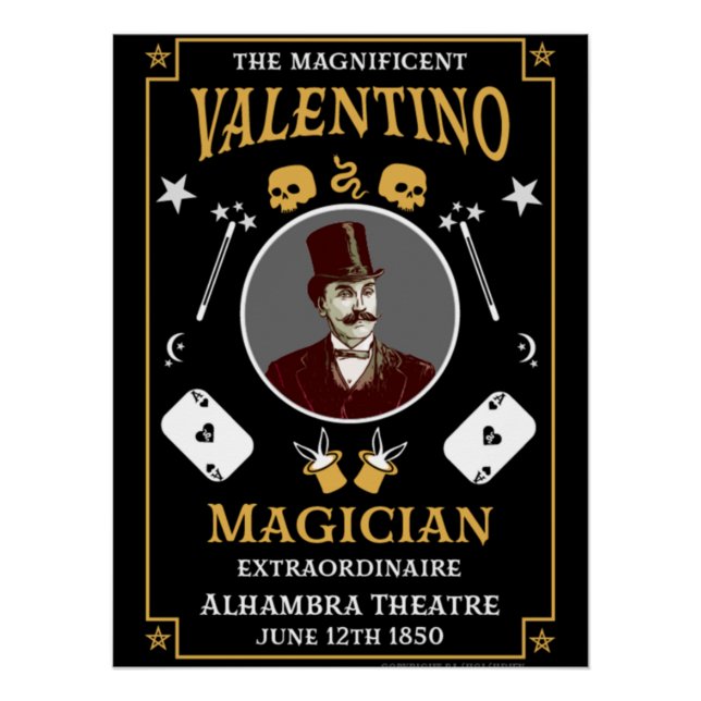 Posters mágicos victorianos clásicos (Anverso)