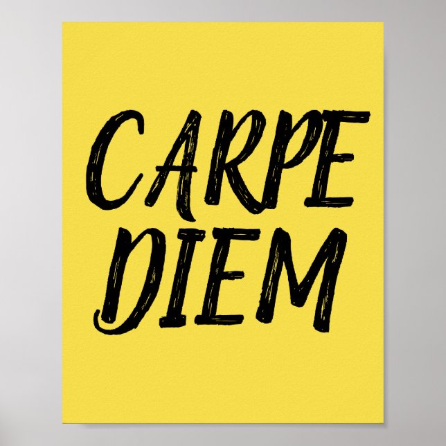 POSTERS motivacionales CARPE DIEM (Frente)