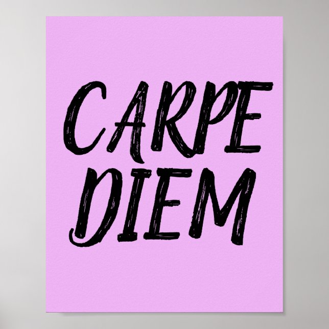 POSTERS motivacionales CARPE DIEM (Frente)