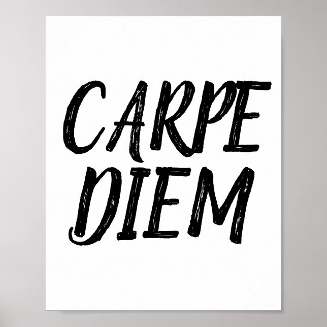 POSTERS motivacionales CARPE DIEM (Frente)