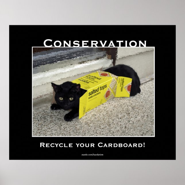 Posters motivacionales del gato negro (Frente)