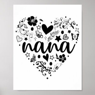 Posters Nana, Nana Heart, Poster Nana, abuela