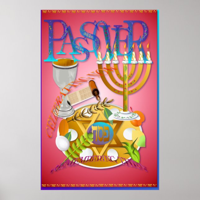 Posters Passover Seder (Frente)