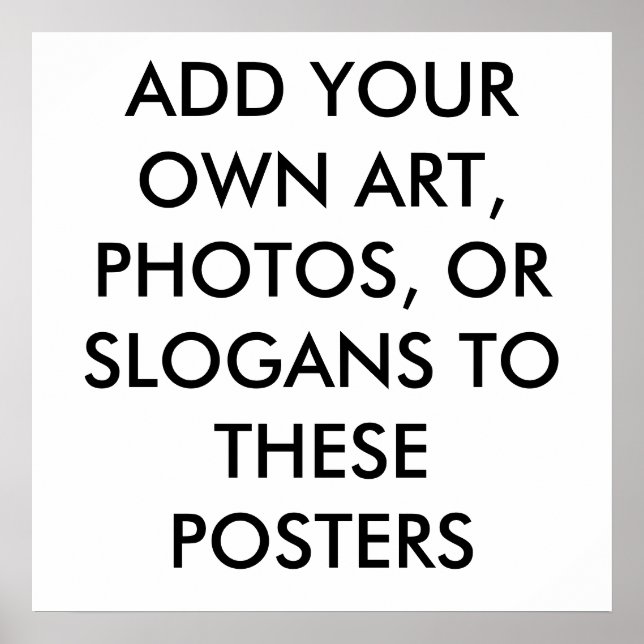 POSTERS personalizados - CREE SUS PROPIOS POSTERS (Frente)