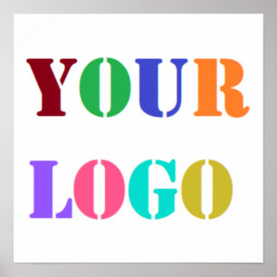 Pósters promocionales personalizados con logotipo 