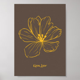 Posters - Une petite fleur pour décorer vos murs