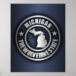 Posters y impresiones de acero de "Michigan"