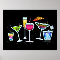 POSTERS Y IMPRESIONES DE GAFAS DE COCKTAIL