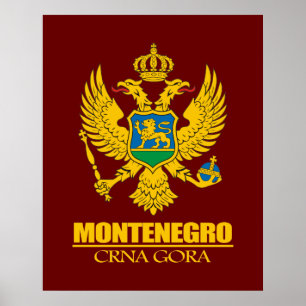 "Posters y impresiones del COA de Montenegro"