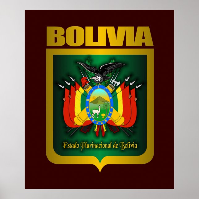 posters y pinturas "Bolivia Gold" (Frente)
