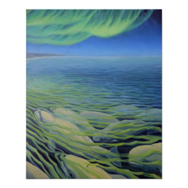 Posters y pinturas de ballenas de Beluga (Anverso)