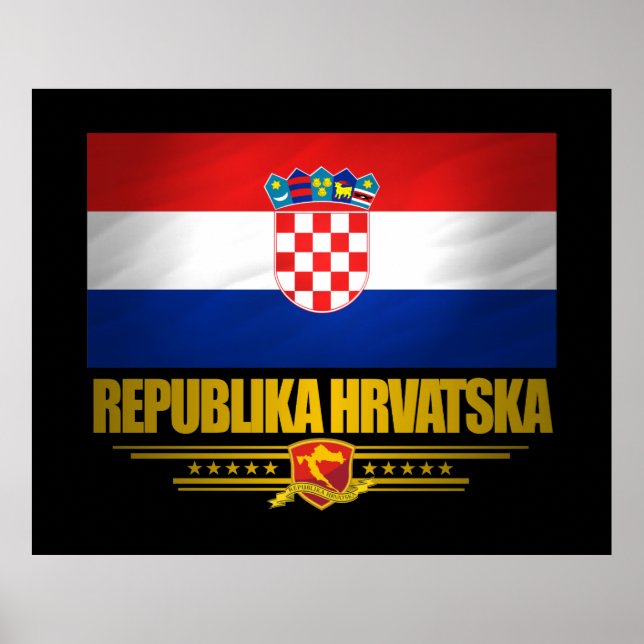 posters y pinturas del "Orgullo Croata" (Frente)