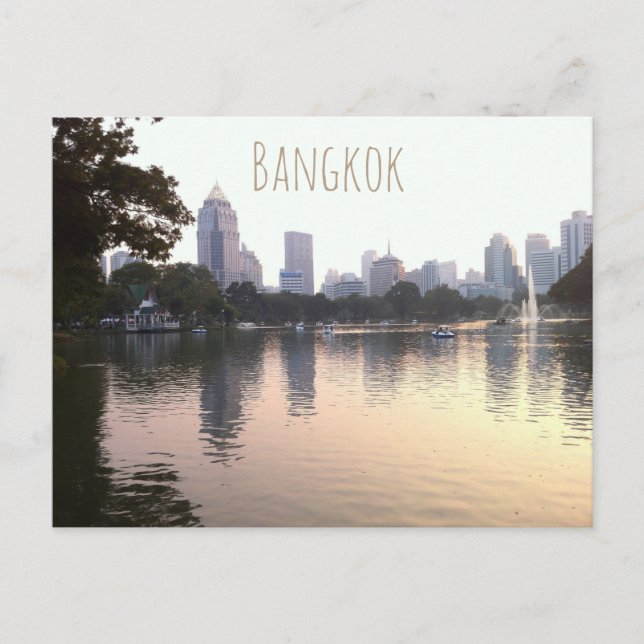 Postkarte "Bangkok" / postal "Bangkok" (Anverso)
