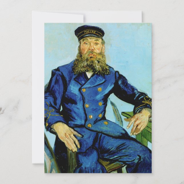 Postman Joseph Roulin | Vincent van Gogh (Anverso)