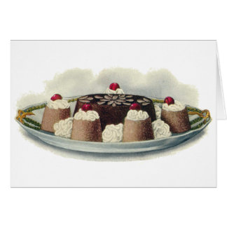 Postre del vintage del molde del chocolate