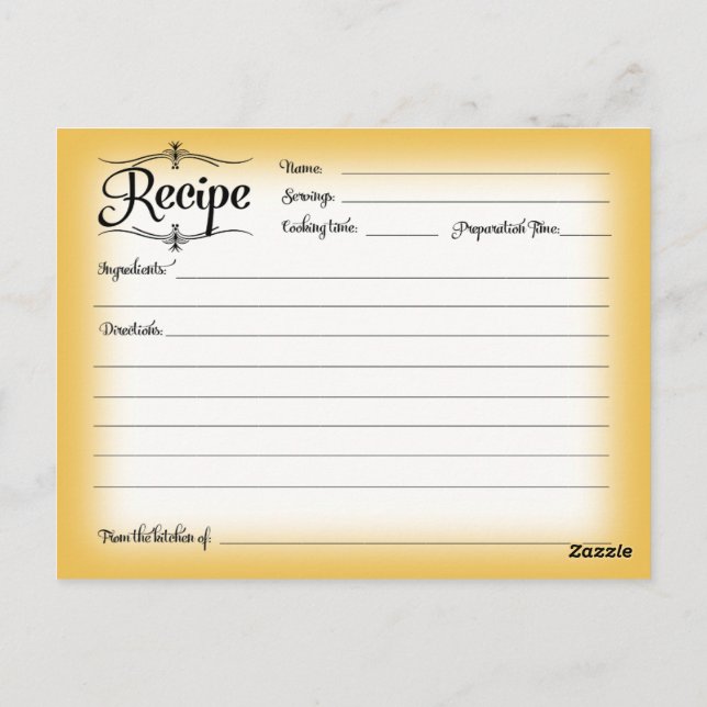 Postres de la tarjeta de la ducha de novia Retro D (Reverso)