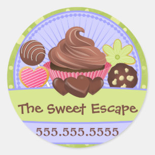 Postres dulces Panadería Sellos de la caja