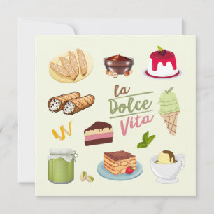 Postres italianos dulces