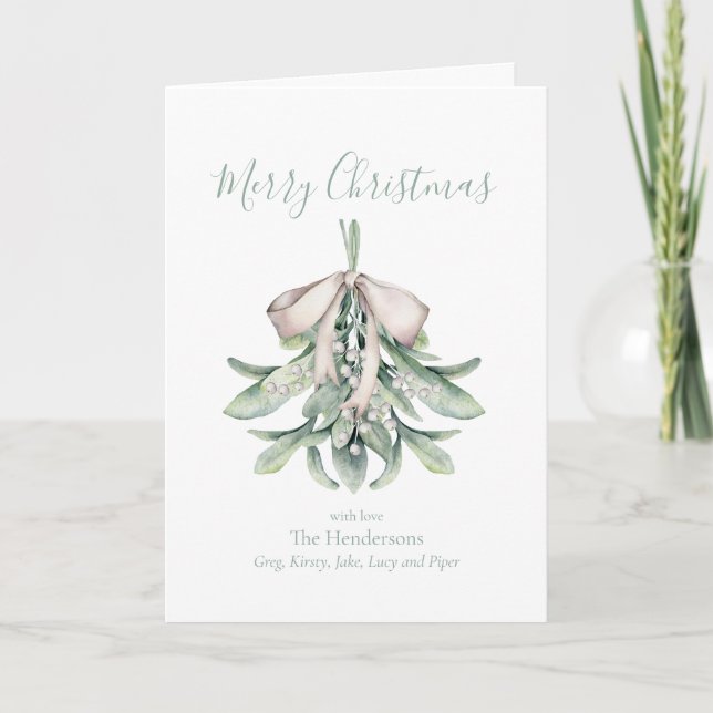 Posy de muérdago de Navidad (Anverso)