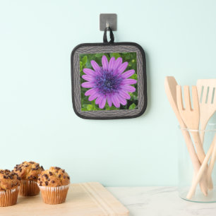 Pot Holder con margarita africana