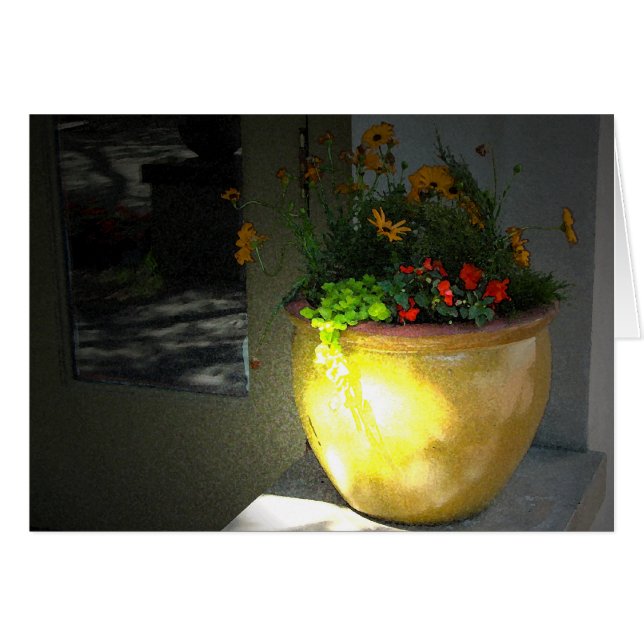 Pote del oro de flores (Anverso (Horizontal))