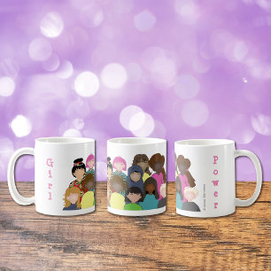 Potencia chica   Mujeres Celebración taza de café