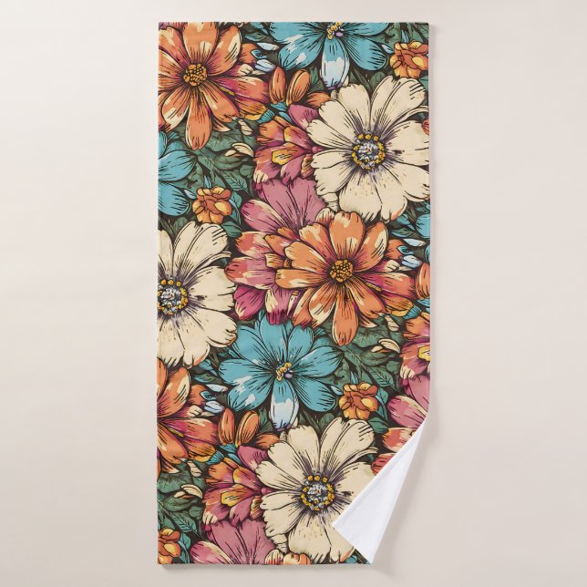 Potencia de flor (Toalla de baño)