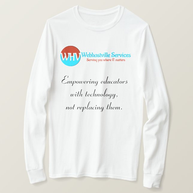 Potenciar a los educadores a través de camisetas t (Anverso del diseño)