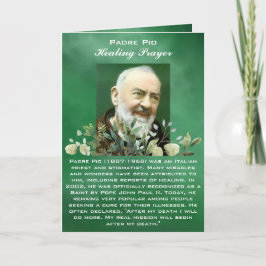 Potente oración para la tarjeta de curación de enf