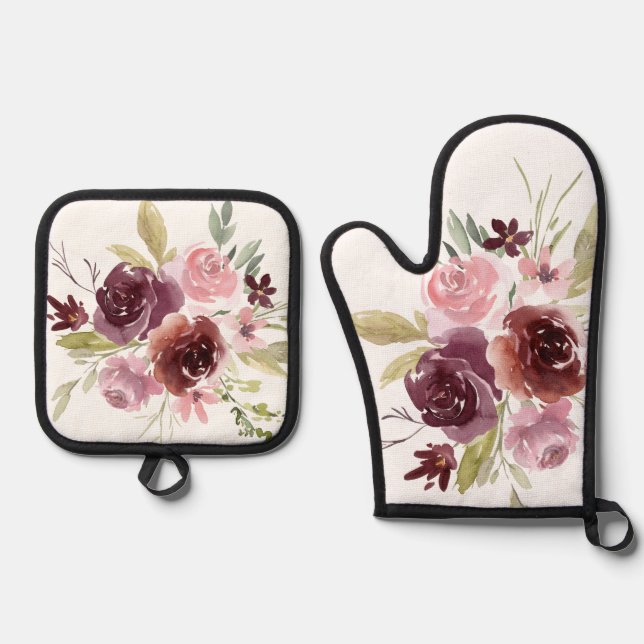 Potholder Oven Mitt Set (Anverso)