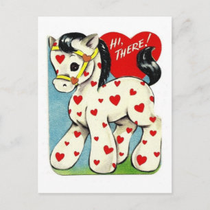 Potro de la tarjeta del día de San Valentín del