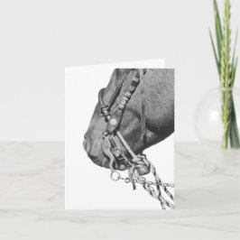 Potro en Two Rein - Tarjeta de 4" x 5.6"
