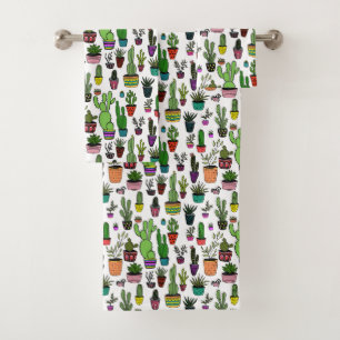 Potted PLants Cactus Succulent Cute Pattern