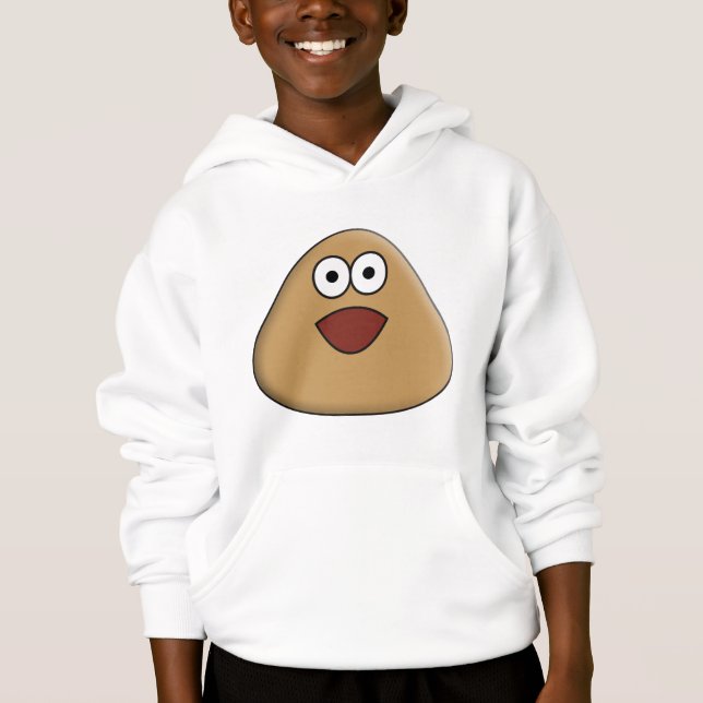 Pou emocionada - niños Hoodie (Anverso)