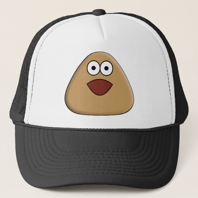 Pou emocionado - Gorra (Anverso)