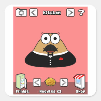 Pou hitle pegatina