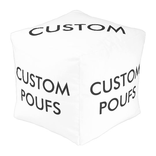 Pouf Plantilla cuadrada personalizada personalizado del
