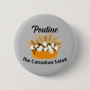 Poutine, la ensalada canadiense - botón redondo