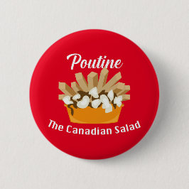 Poutine, la ensalada canadiense - botón redondo