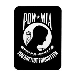 POW - MIA Imán flexible