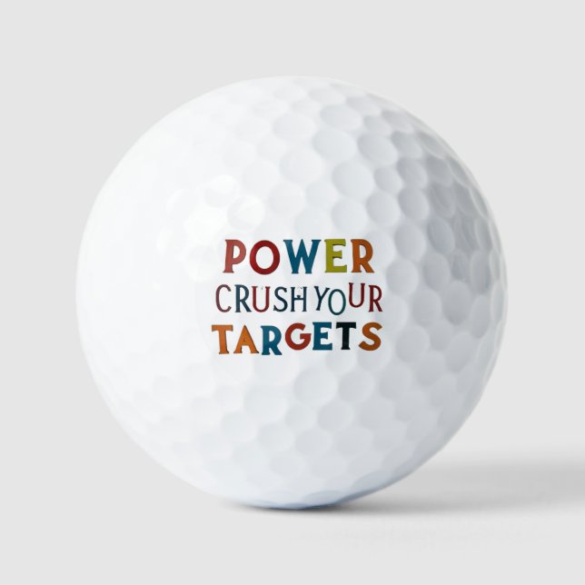 "Power Crush Your Targets: Edición de bolas de gol (Anverso)