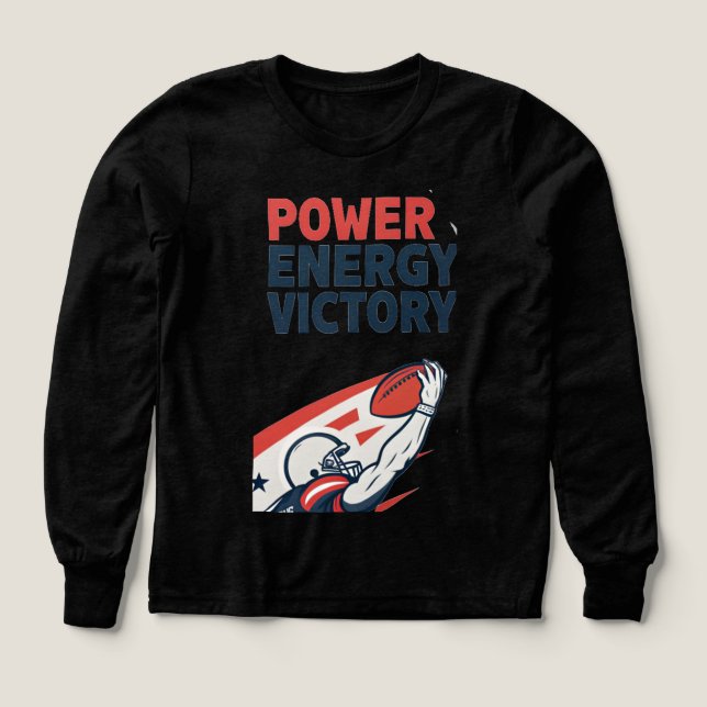 Power Energy Victory – American Football Logo (Diseño frontal)