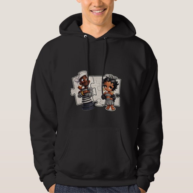 PowerOf3Brand Sudadera con Cresta de Corona (Anverso)