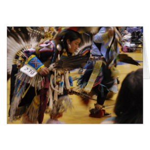 PowWow nativo americano de danza de guerra