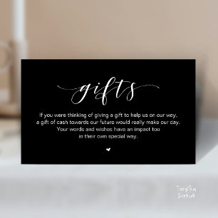 Pozo de Deseos de Boda, Una Nota Sobre Regalos